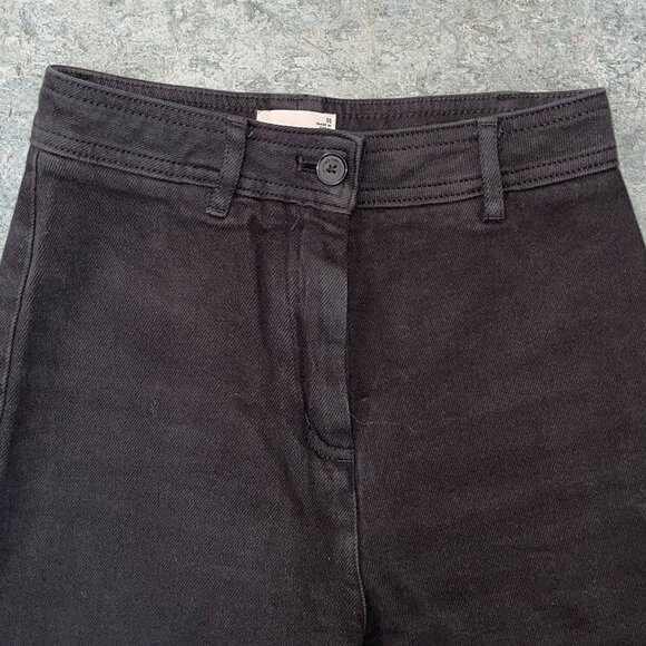 Aritzia Wilfred Free Black Denim Bootcut High-Waist Jean | Size 00 - Picture 3 of 6